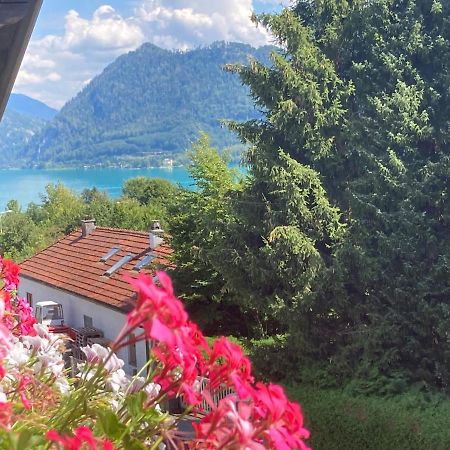 Ferienwohnung Mit Seeblick, Unterach Am Attersse Unterach am Attersee Ngoại thất bức ảnh