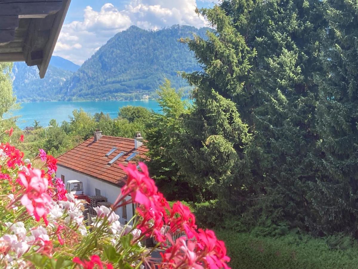 Ferienwohnung Mit Seeblick, Unterach Am Attersse Unterach am Attersee Ngoại thất bức ảnh